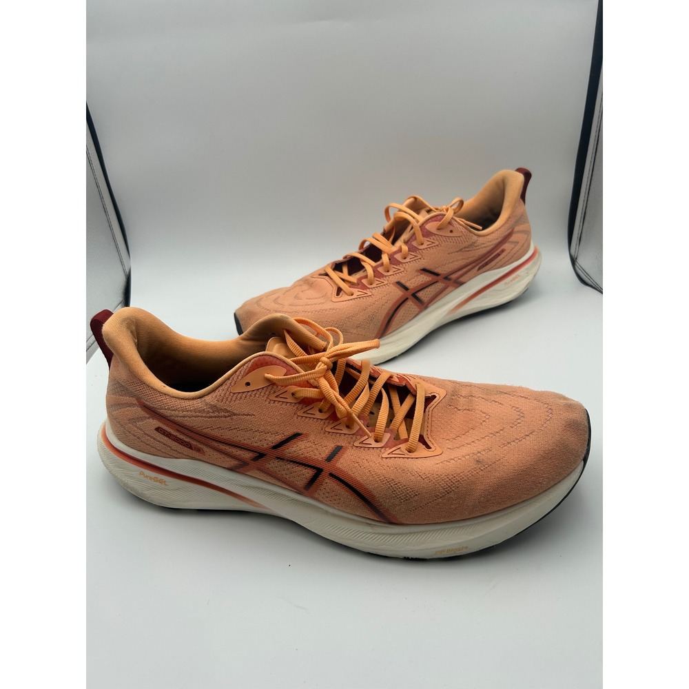 Asics GT-2000 12 Orange Running Shoes Mens US 17 1011B861 3D Guidance System